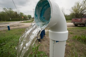 Drinking Water System Flushing at McCurtain Co. Rural Water District