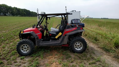 AgWater outfits ROVVER X on golf cart.