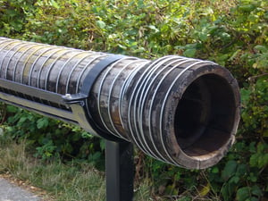 Wooden Stave-style Water Pipe