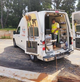 Carolina's Underground Sewer Inspection Van