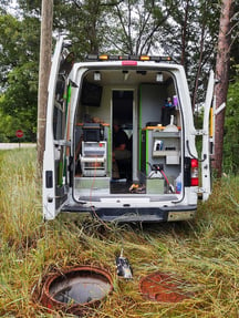 Carolina's Underground Inspection with the ROVVER X sewer inspection crawler