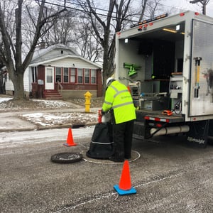 Elite Pipeline Services Performing Sewer Inspections