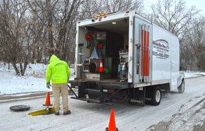 Green Bay Pipe Snow Sewer Inspection