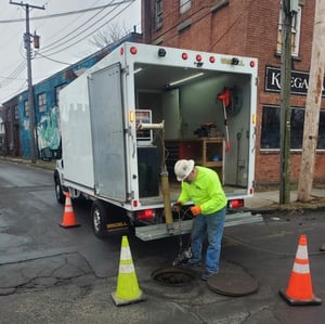Arold Construction Sewer Inspection with Envirosight
