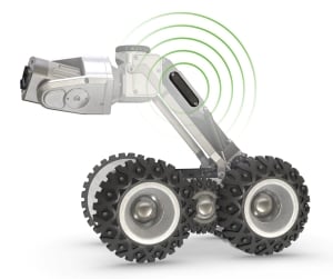 Sonde in Sewer Crawler