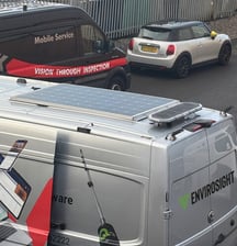 Van-with-solar-panel-on-roof