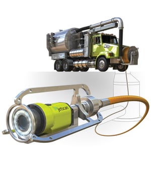 Jetscan on Sewer Jetting Cleaner Truck