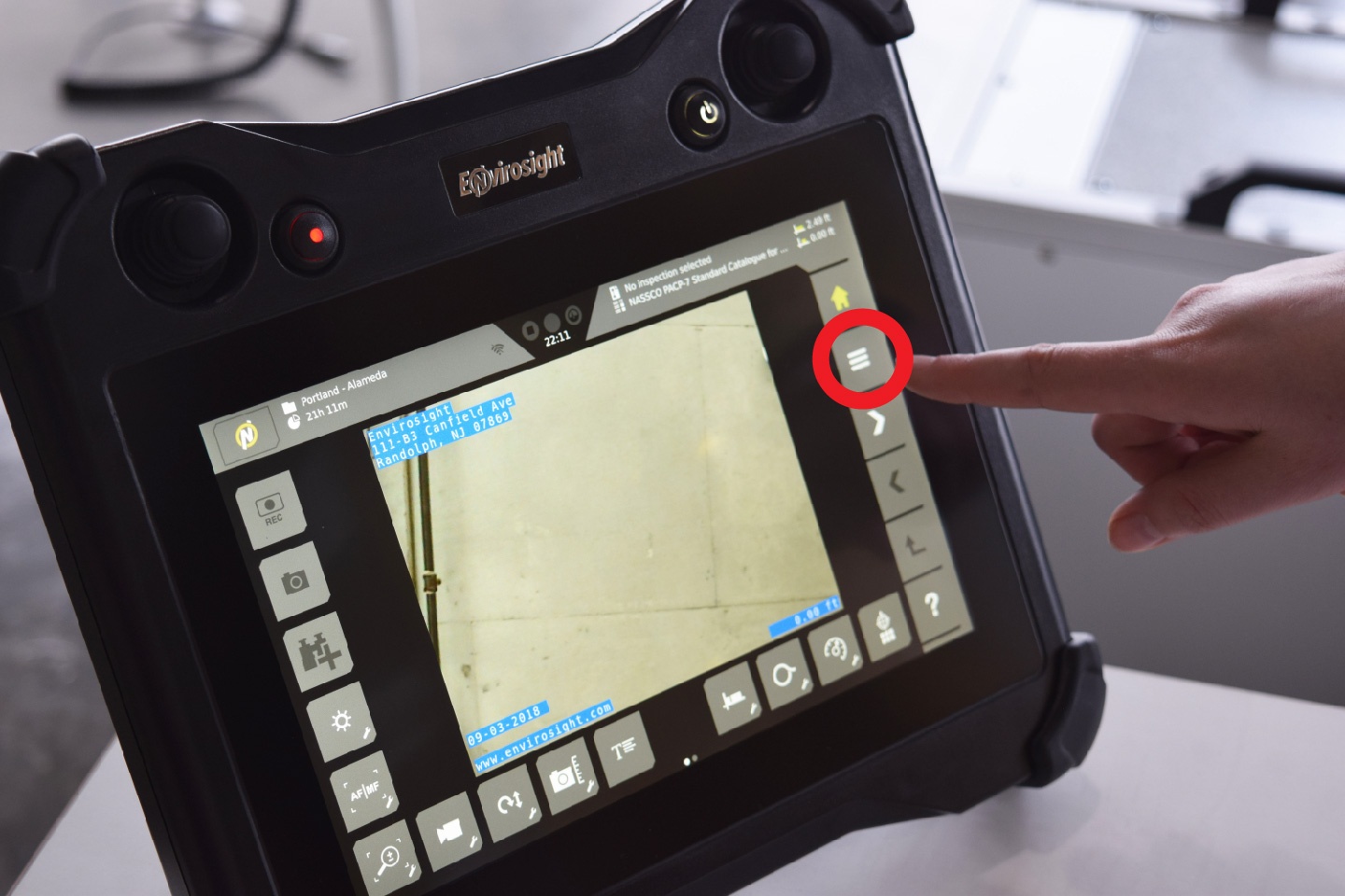 How to Catalog Inspection Observations on the VC500