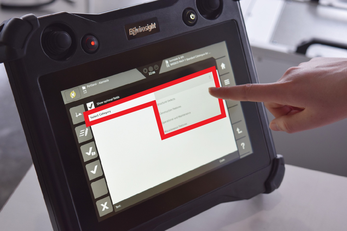 How to Catalog Inspection Observations on the VC500